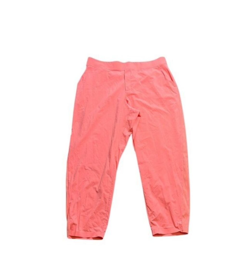Athleta Brooklyn Ankle Pants Womens Size 18 Plus Sunset Glow Orange Athleisure